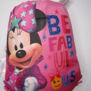 Disney Minnie Mouse Toddler Girls Indoor Slumber Bag & Sling Bag Set Ages 3+